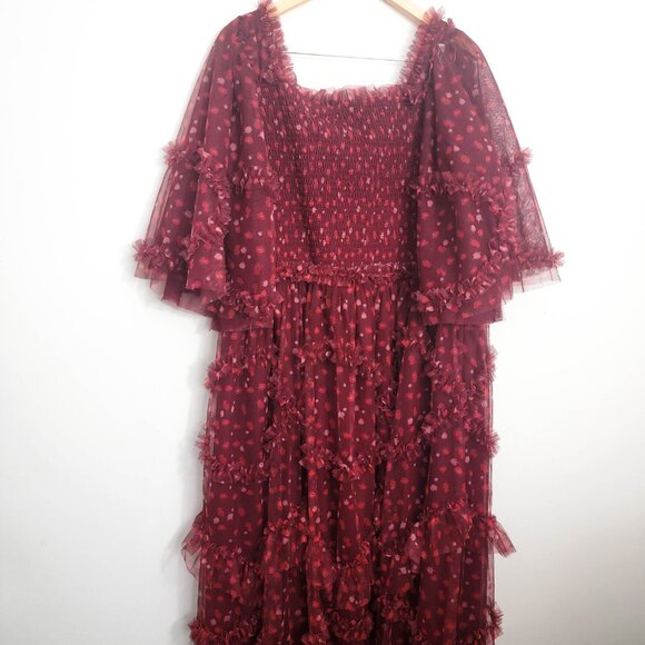 Jessakae Ever After Maxi Dress in Burgundy 2X NWT - Picture 7 of 10
